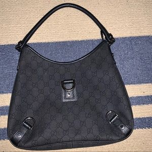 Gucci black hobo bag